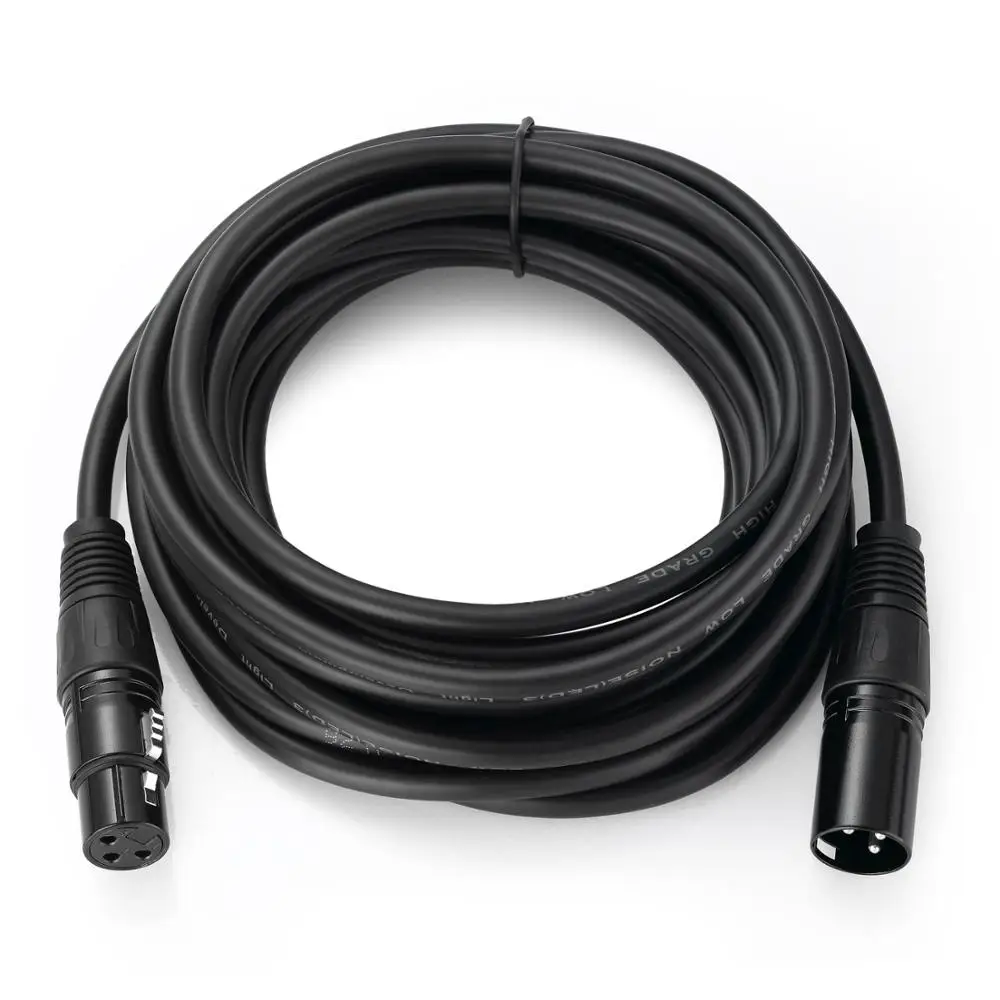 Bochara Xlr-Kabel – Abgeschirmtes Ofc-Mikrofonkabel, Stecker Auf Buchse, 1–10 M Für Mixer, Verstärker Und Bühne Bochara Xlr-Kabel – Abgeschirmtes Ofc-Mikrofonkabel, Stecker Auf Buchse, 1–10 M Für Mixer, Verstärker Und Bühne - Image 2