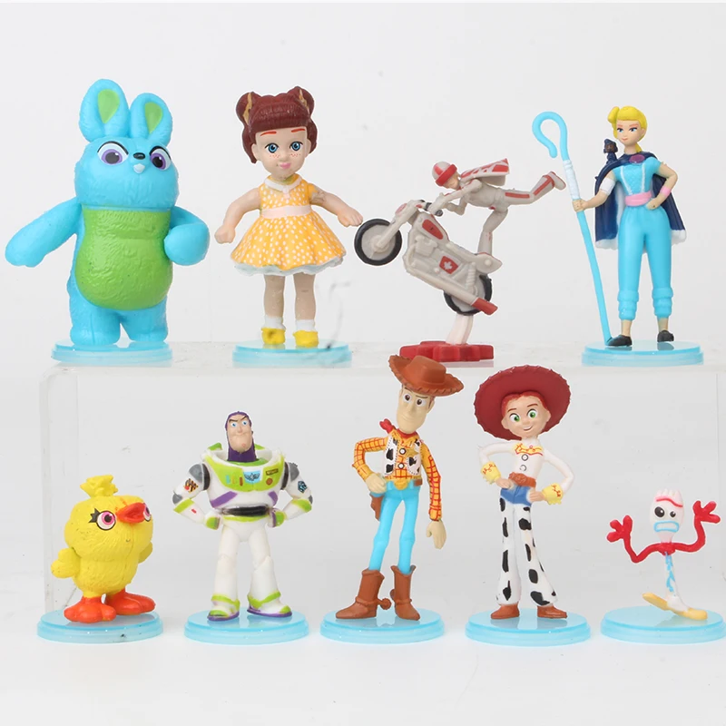 Nette Film Toy Story 4 Woody Buzz Lightyear Forky Pvc Action Figure Jessie Woody Alien Mini Puppen Spielzeug Für Kinder Weihnachten Geschenk Nette Film Toy Story 4 Woody Buzz Lightyear Forky Pvc Action Figure Jessie Woody Alien Mini Puppen Spielzeug Für Kinder Weihnachten Geschenk - Image 3