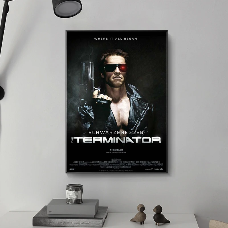 Der Terminator Filmkunst Poster Leinwand Malerei Poster Und Drucke Cuadros Wandkunst Bild Für Wohnzimmer Home Decor Der Terminator Filmkunst Poster Leinwand Malerei Poster Und Drucke Cuadros Wandkunst Bild Für Wohnzimmer Home Decor - Image 4