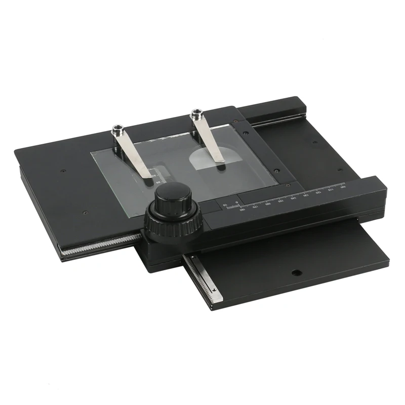 Abnehmbare Mikroskop Messbühne X Y Moving Bühne Xy Arbeitstisch Arbeit Stand Mikroskop Für Video Stereo Mikroskop Kamera Abnehmbare Mikroskop Messbühne X Y Moving Bühne Xy Arbeitstisch Arbeit Stand Mikroskop Für Video Stereo Mikroskop Kamera - Image 2