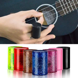 1PC Musik Finger Ring Rhythmus Sand Shaker Finger Schuss für Ukulele Gitarre Musical Instruments Zubehör 7 Farben