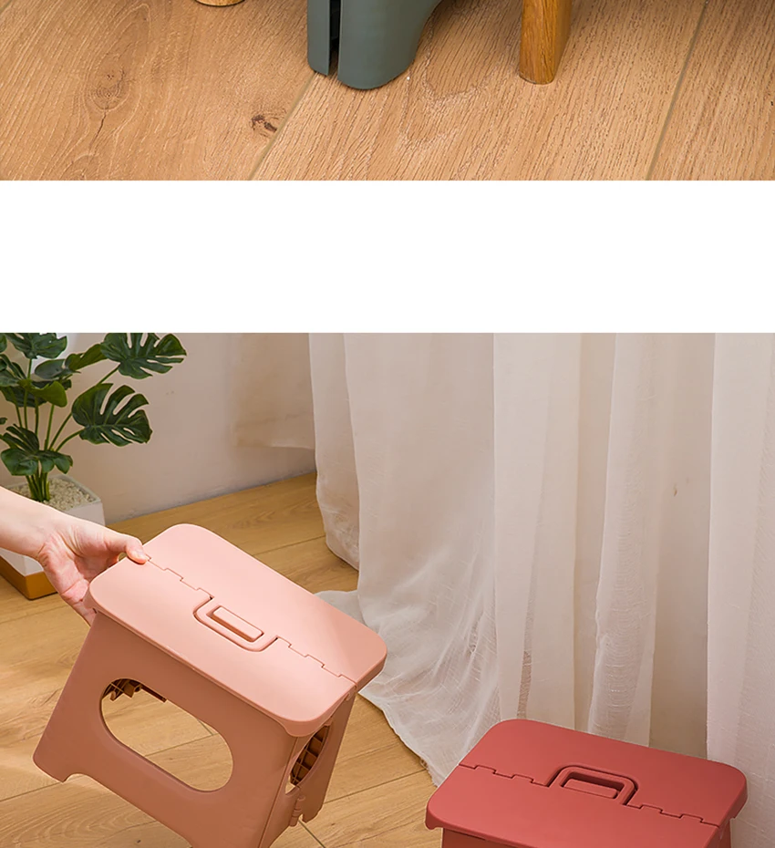 Portable Folding Step Stool-17.5Cm Height Plastic Foldable Stool For Kids,Adults, Kitchen Garden Bathroom Stepping Stool Табурет Portable Folding Step Stool-17.5Cm Height Plastic Foldable Stool For Kids,Adults, Kitchen Garden Bathroom Stepping Stool Табурет - Image 16