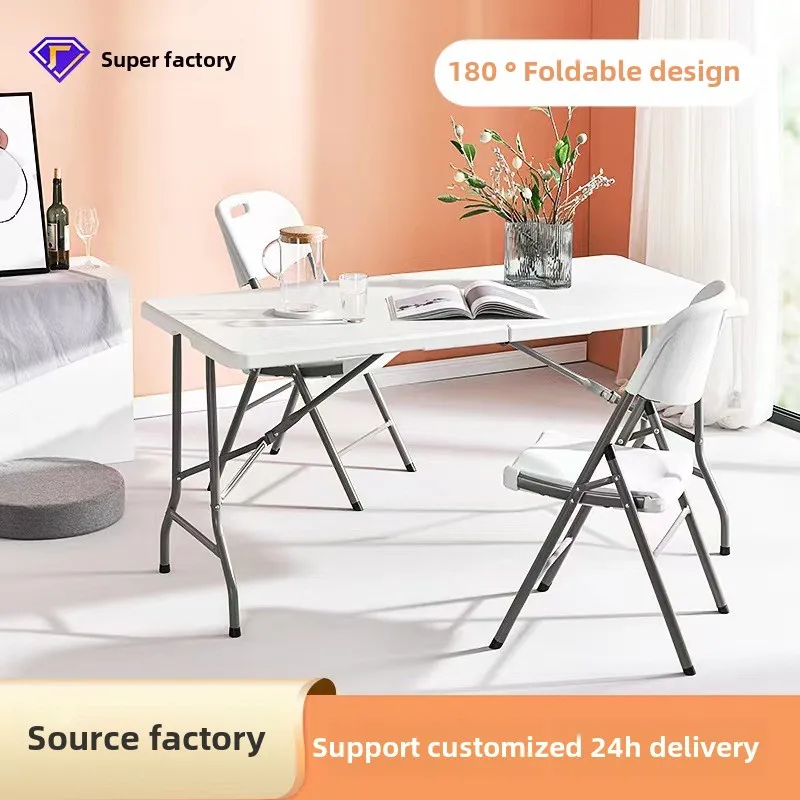 Fang Jie Stylish High-Density Polyethylene Retractable Foldable Table For Living Room Modern Outdoor Furniture New Plastic Panel Fang Jie Stylish High-Density Polyethylene Retractable Foldable Table For Living Room Modern Outdoor Furniture New Plastic Panel - Image 4
