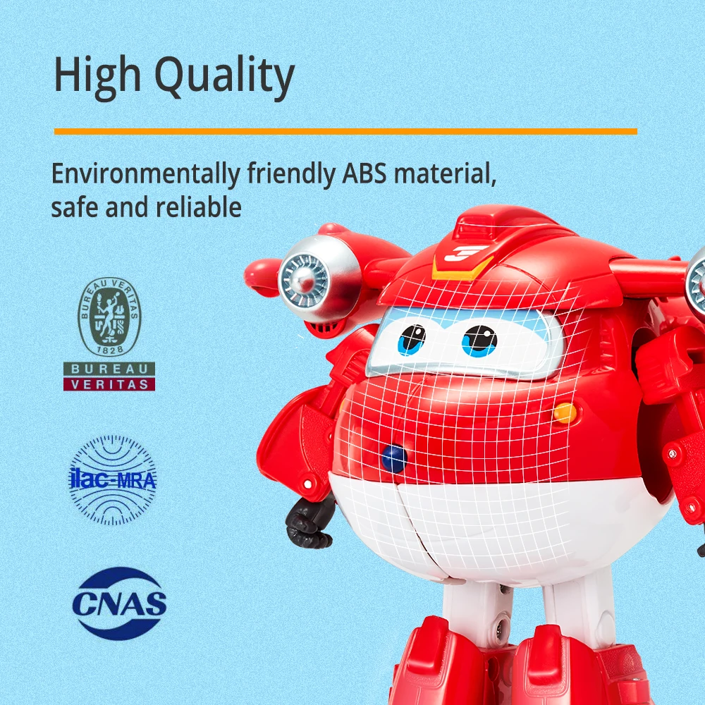 Super Wings 5 Inches Transforming Jett Dizzy Donnie Deformation Airplane Robot Action Figures Transformation Animation Kid Toys Super Wings 5 Inches Transforming Jett Dizzy Donnie Deformation Airplane Robot Action Figures Transformation Animation Kid Toys - Image 4