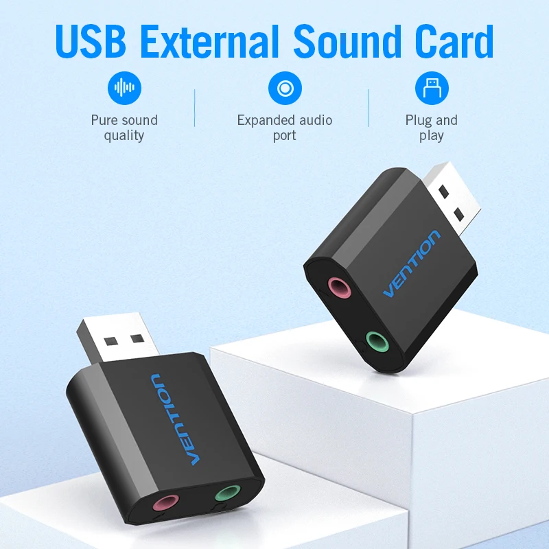 Tions Usb Soundkarte Mit 3,5-Mm-Anschluss – Externes Audio-Interface Für Laptop, Ps4, Headset &Amp; Mikrofon Tions Usb Soundkarte Mit 3,5-Mm-Anschluss – Externes Audio-Interface Für Laptop, Ps4, Headset &Amp; Mikrofon - Image 6
