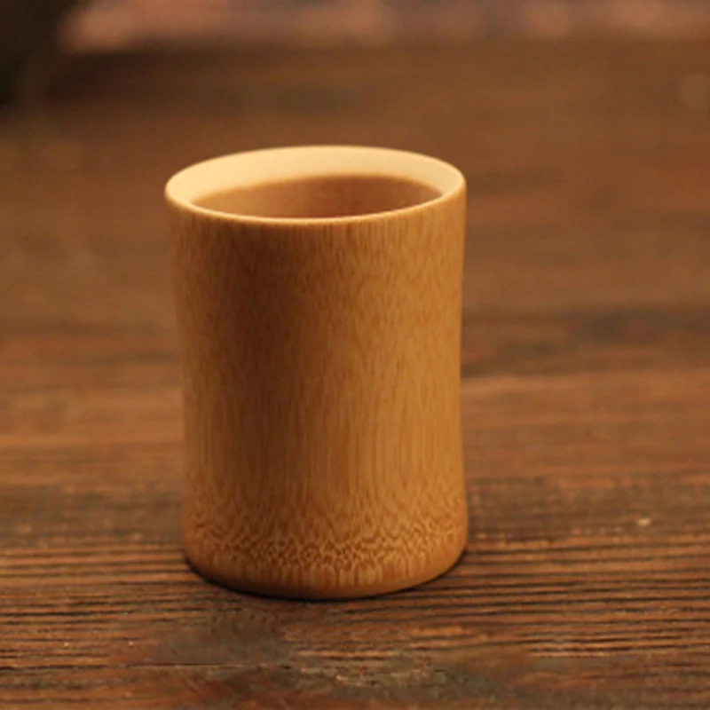 Bambusbecher Im Japanischen Stil, Natürlicher Bambus, Geschnitzte Wassertasse, Tee, Bier, Kaffee, Saft, Trinkbecher, Handgefertigte Holztasse Bambusbecher Im Japanischen Stil, Natürlicher Bambus, Geschnitzte Wassertasse, Tee, Bier, Kaffee, Saft, Trinkbecher, Handgefertigte Holztasse - Image 3