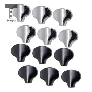 Tooyful Metall Gitarre Tuning Pegs Tuner Maschine Kopf Ersatz Knöpfe Griff pack von 6