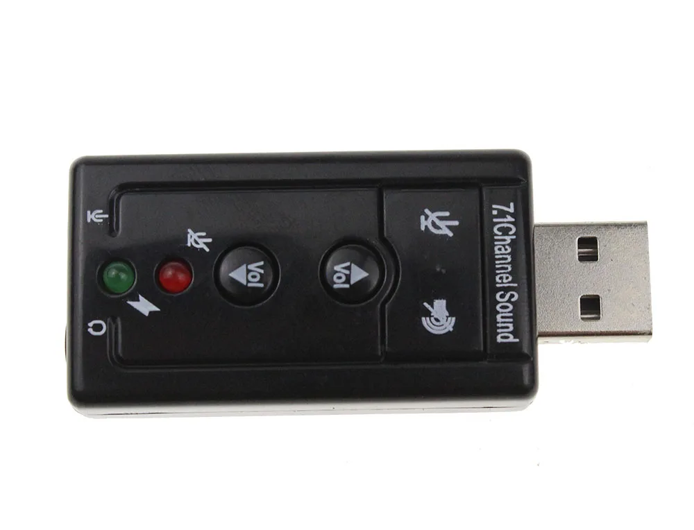 Mini Usb-Soundkarte 7.1 Kanal 3D Audio – Externer Adapter Mit 3,5-Mm-Anschluss Für Headset &Amp; Mikrofon, Pc, Desktop &Amp; Notebook Mini Usb-Soundkarte 7.1 Kanal 3D Audio – Externer Adapter Mit 3,5-Mm-Anschluss Für Headset &Amp; Mikrofon, Pc, Desktop &Amp; Notebook - Image 5