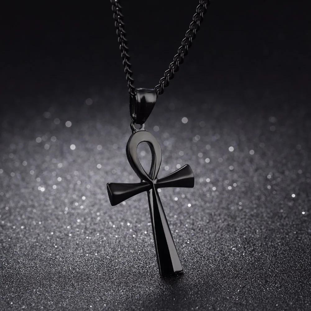 Religion Ägyptisches Ankh Kruzifix Halsketten Kreuz Anhänger Edelstahl Symbol Des Lebens Kreuz Halsketten Schmuck Geschenke Religion Ägyptisches Ankh Kruzifix Halsketten Kreuz Anhänger Edelstahl Symbol Des Lebens Kreuz Halsketten Schmuck Geschenke - Image 4