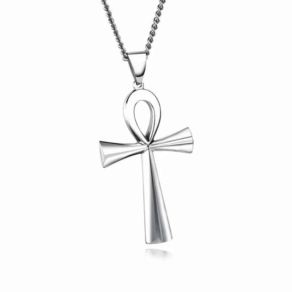 Religion Ägyptisches Ankh Kruzifix Halsketten Kreuz Anhänger Edelstahl Symbol Des Lebens Kreuz Halsketten Schmuck Geschenke Religion Ägyptisches Ankh Kruzifix Halsketten Kreuz Anhänger Edelstahl Symbol Des Lebens Kreuz Halsketten Schmuck Geschenke - Image 8