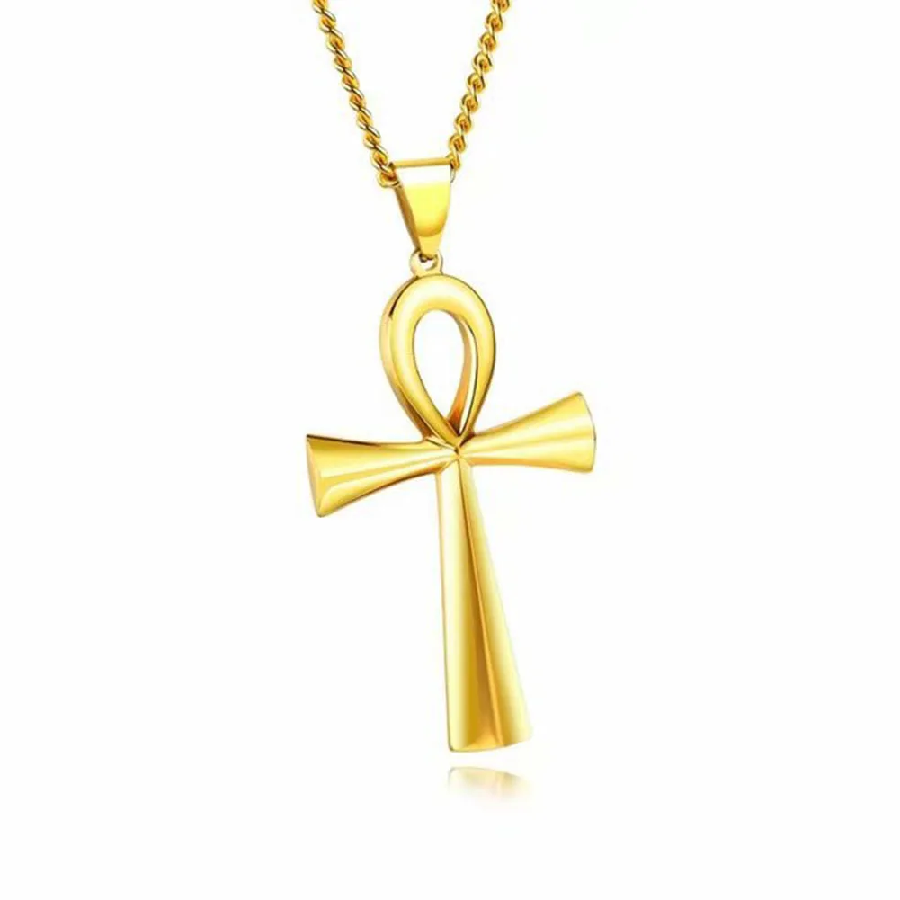 Religion Ägyptisches Ankh Kruzifix Halsketten Kreuz Anhänger Edelstahl Symbol Des Lebens Kreuz Halsketten Schmuck Geschenke Religion Ägyptisches Ankh Kruzifix Halsketten Kreuz Anhänger Edelstahl Symbol Des Lebens Kreuz Halsketten Schmuck Geschenke - Image 9