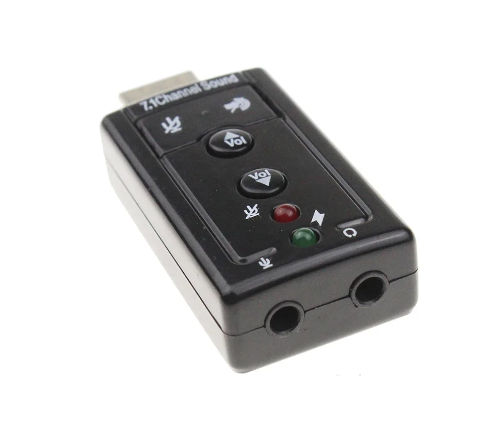 Mini Usb-Soundkarte 7.1 Kanal 3D Audio – Externer Adapter Mit 3,5-Mm-Anschluss Für Headset &Amp; Mikrofon, Pc, Desktop &Amp; Notebook Mini Usb-Soundkarte 7.1 Kanal 3D Audio – Externer Adapter Mit 3,5-Mm-Anschluss Für Headset &Amp; Mikrofon, Pc, Desktop &Amp; Notebook - Image 3