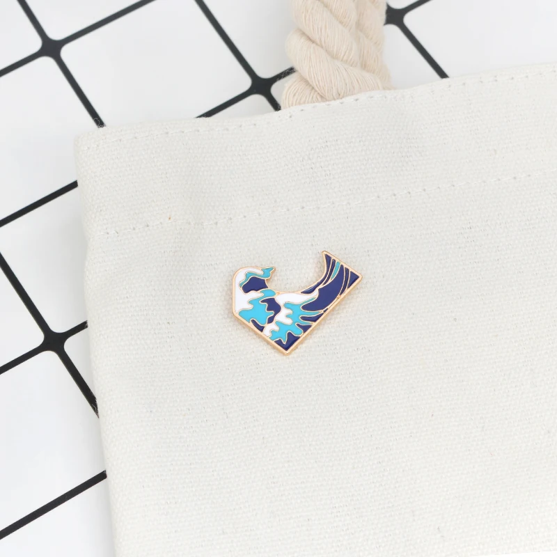 Kühlen Sommer Urlaub Ozean Schmuck Blau Meer Welle Brosche Männer Frauen Kleidung Rucksack Tasche Zubehör Pins Für Geschenk Kühlen Sommer Urlaub Ozean Schmuck Blau Meer Welle Brosche Männer Frauen Kleidung Rucksack Tasche Zubehör Pins Für Geschenk - Image 4