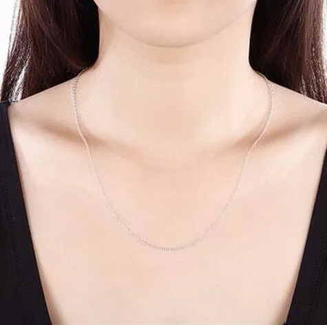 Großhandel 5 Teile/Los 925 Sterling Silber Kette Halskette, Mode Männer/Frauen Diy Schmuck Rolo Kette 1Mm Halskette 16 18 20 22 24&Quot; Großhandel 5 Teile/Los 925 Sterling Silber Kette Halskette, Mode Männer/Frauen Diy Schmuck Rolo Kette 1Mm Halskette 16 18 20 22 24&Quot; - Image 3