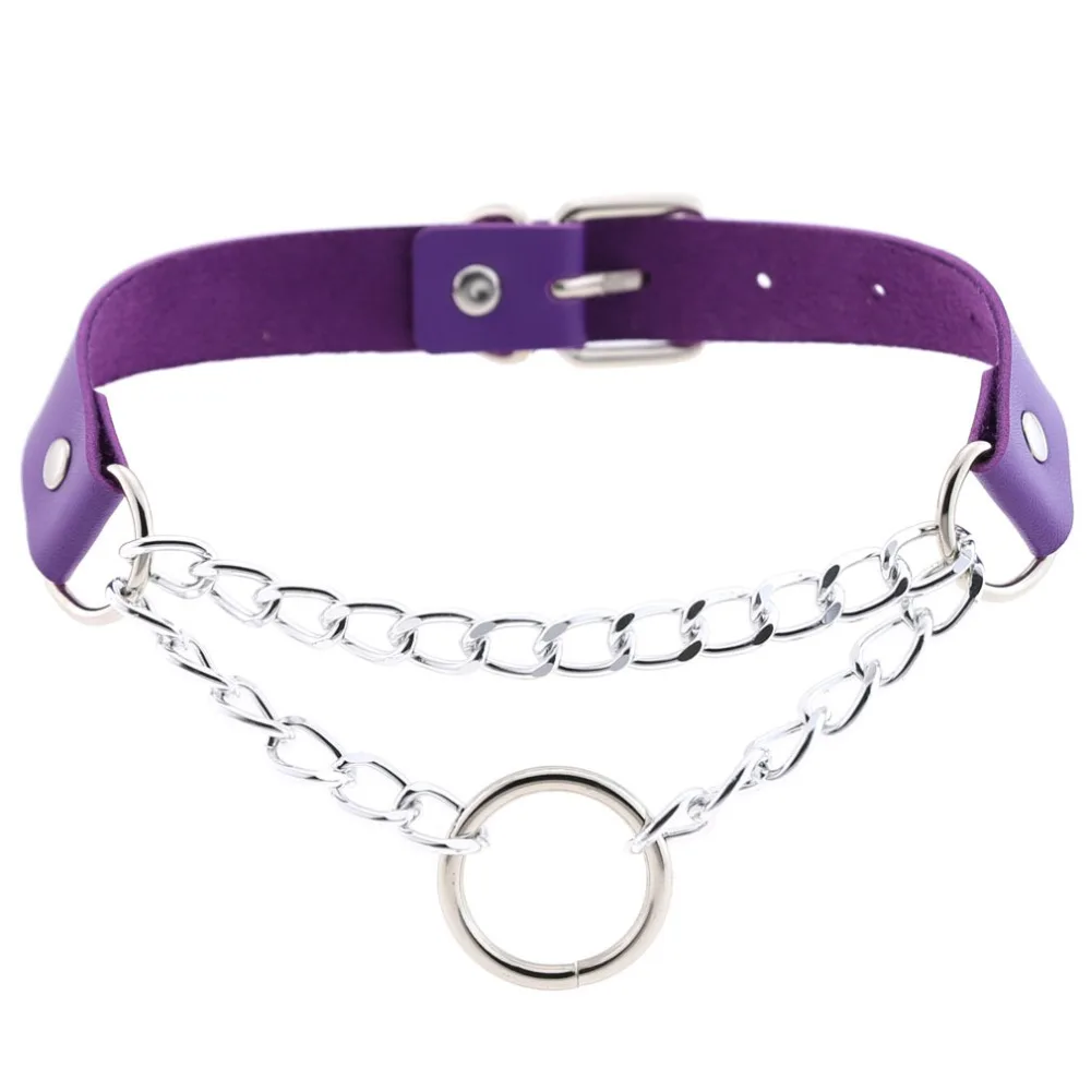 Punk Choker Kragen Für Frauen Halskette Goth Silber Farbe Kette Leder Halsband Kragen Frauen Chocker Mädchen Emo Gothic Schmuck Punk Choker Kragen Für Frauen Halskette Goth Silber Farbe Kette Leder Halsband Kragen Frauen Chocker Mädchen Emo Gothic Schmuck - Image 5