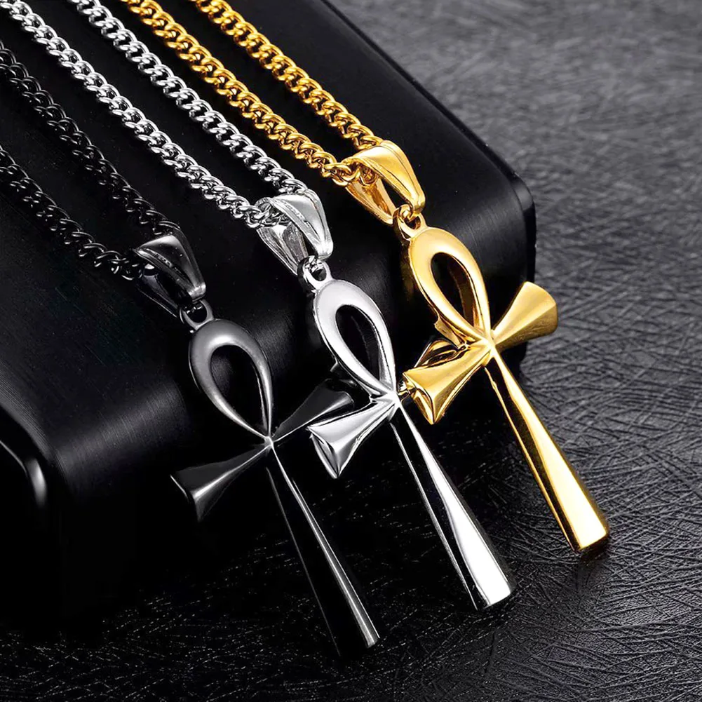 Religion Ägyptisches Ankh Kruzifix Halsketten Kreuz Anhänger Edelstahl Symbol Des Lebens Kreuz Halsketten Schmuck Geschenke Religion Ägyptisches Ankh Kruzifix Halsketten Kreuz Anhänger Edelstahl Symbol Des Lebens Kreuz Halsketten Schmuck Geschenke