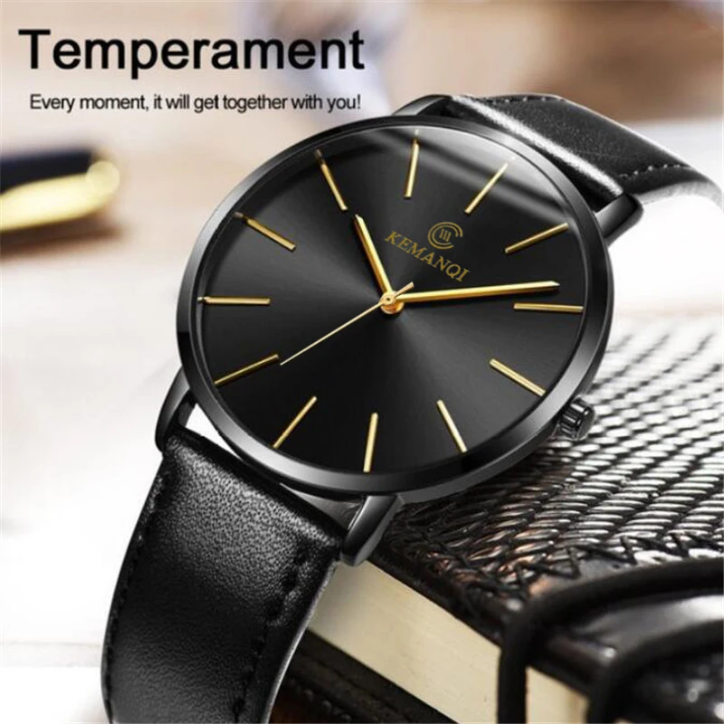 Relogio Masculino Herrenuhren Top-Marke Luxus Ultra-Dünne Herrenuhr Uhr Erkek Kol Saati Reloj Hombre Relogio Masculino Herrenuhren Top-Marke Luxus Ultra-Dünne Herrenuhr Uhr Erkek Kol Saati Reloj Hombre - Image 3