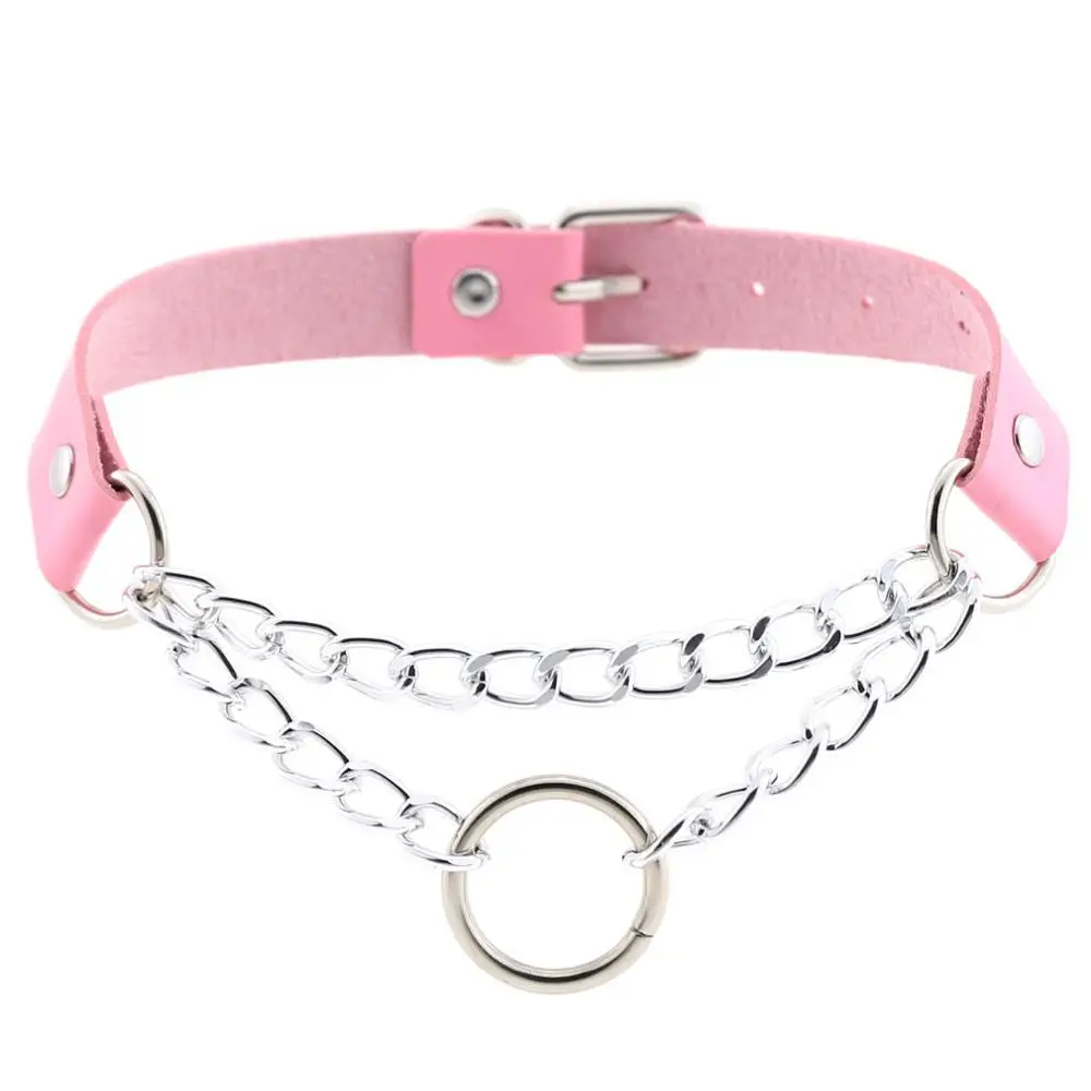 Punk Choker Kragen Für Frauen Halskette Goth Silber Farbe Kette Leder Halsband Kragen Frauen Chocker Mädchen Emo Gothic Schmuck Punk Choker Kragen Für Frauen Halskette Goth Silber Farbe Kette Leder Halsband Kragen Frauen Chocker Mädchen Emo Gothic Schmuck - Image 9