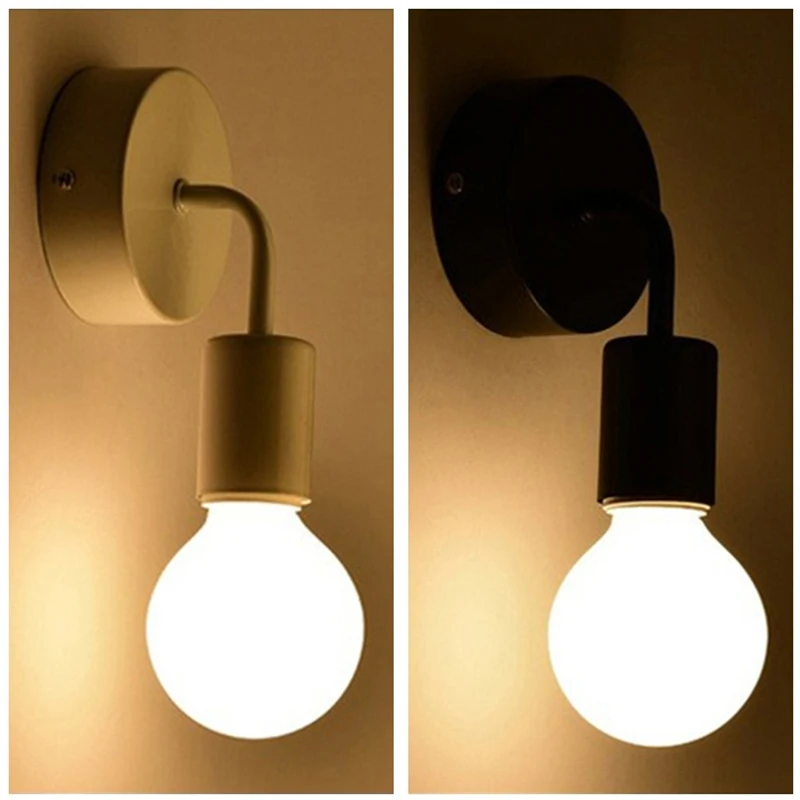 Nordic Moderne Wand Lampe Eisen Schwarz E27 Innen Beleuchtung Nacht Schlafzimmer Badezimmer Lampe Leuchte Wand Leuchte Industrielle Dekor Nordic Moderne Wand Lampe Eisen Schwarz E27 Innen Beleuchtung Nacht Schlafzimmer Badezimmer Lampe Leuchte Wand Leuchte Industrielle Dekor