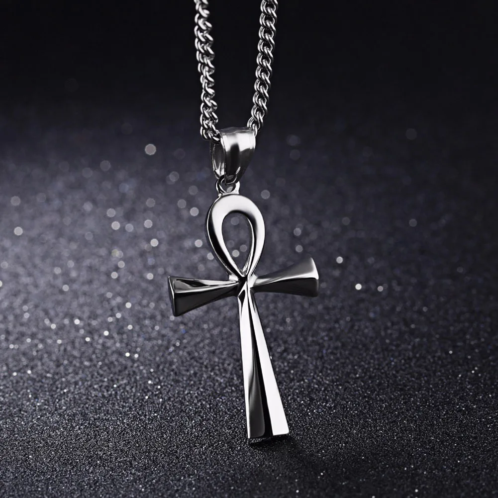 Religion Ägyptisches Ankh Kruzifix Halsketten Kreuz Anhänger Edelstahl Symbol Des Lebens Kreuz Halsketten Schmuck Geschenke Religion Ägyptisches Ankh Kruzifix Halsketten Kreuz Anhänger Edelstahl Symbol Des Lebens Kreuz Halsketten Schmuck Geschenke - Image 6
