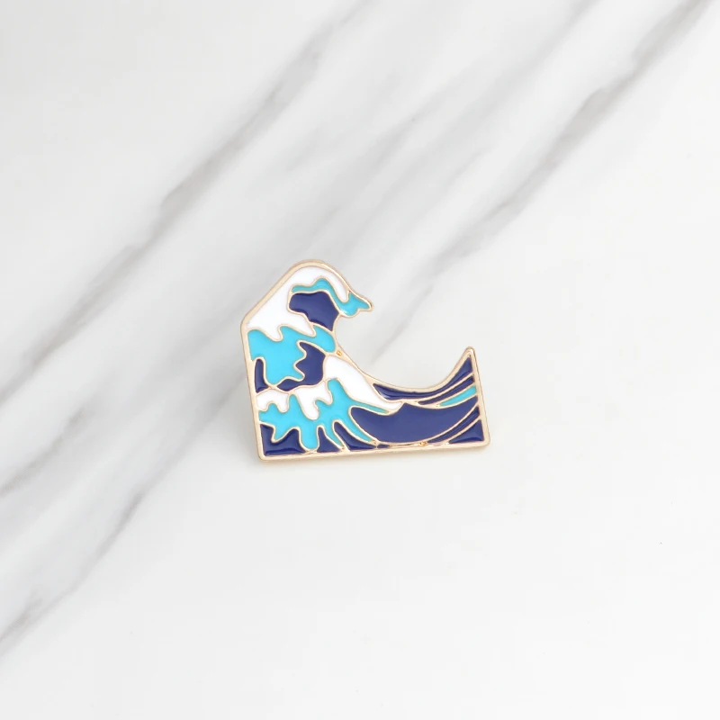 Kühlen Sommer Urlaub Ozean Schmuck Blau Meer Welle Brosche Männer Frauen Kleidung Rucksack Tasche Zubehör Pins Für Geschenk Kühlen Sommer Urlaub Ozean Schmuck Blau Meer Welle Brosche Männer Frauen Kleidung Rucksack Tasche Zubehör Pins Für Geschenk - Image 6