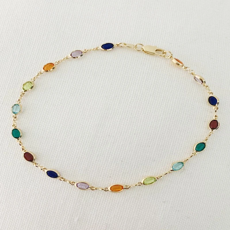 Gold Überzogene Multi Farbe Kristall Perlen Fußkettchen Kette Ankle Armband Für Frauen Mädchen Sommer Ankle Armband Boho Strand Fuß Kette Gold Überzogene Multi Farbe Kristall Perlen Fußkettchen Kette Ankle Armband Für Frauen Mädchen Sommer Ankle Armband Boho Strand Fuß Kette