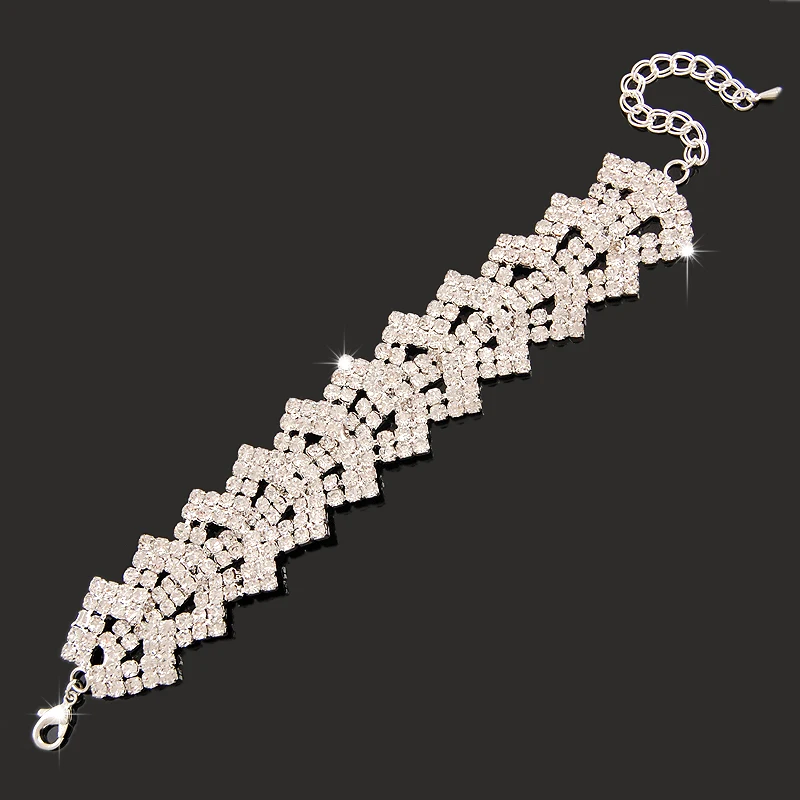 Neue Mode-Charm-Armbänder Aus 925Er Silber, Aaaaa-Zirkon-Kristall, Damen-Armband, Hochzeit, Verlobung, Luxus-Schmuck Neue Mode-Charm-Armbänder Aus 925Er Silber, Aaaaa-Zirkon-Kristall, Damen-Armband, Hochzeit, Verlobung, Luxus-Schmuck - Image 4