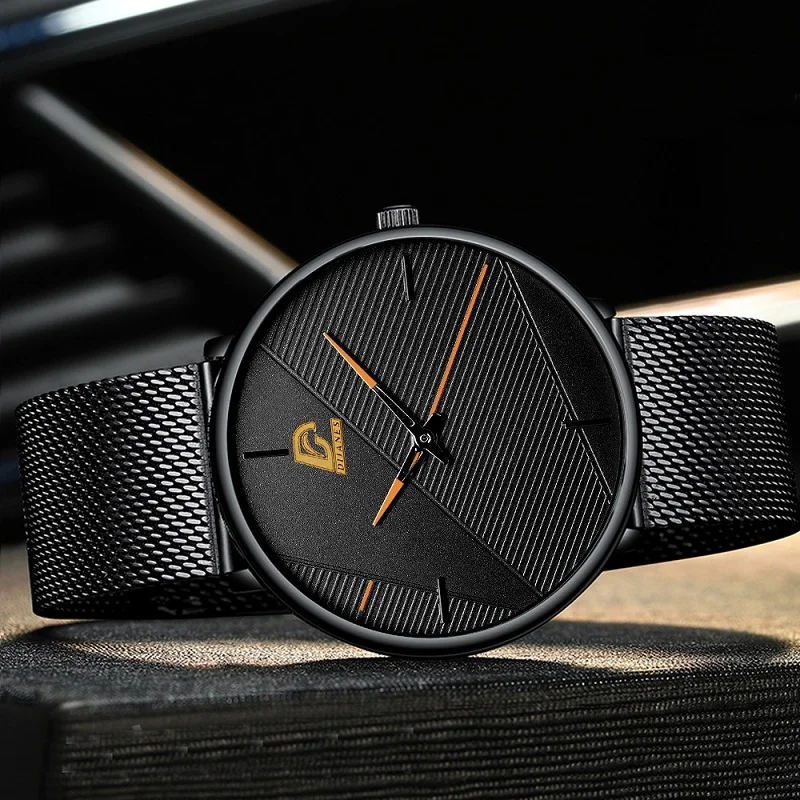 Reloj Hombre Uhren Herren 2023, Minimalistische Herrenmode, Ultradünne Uhr, Einfache Herren-Business-Quarz-Armbanduhr, Relogio Masculino Reloj Hombre Uhren Herren 2023, Minimalistische Herrenmode, Ultradünne Uhr, Einfache Herren-Business-Quarz-Armbanduhr, Relogio Masculino - Image 3