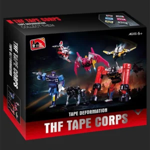 KBB Transformation THF-01P6 Six Magnetic Tape Troop G1 Laserbeak Rumble Buzzsaw Anime Action Figure Robot Toys