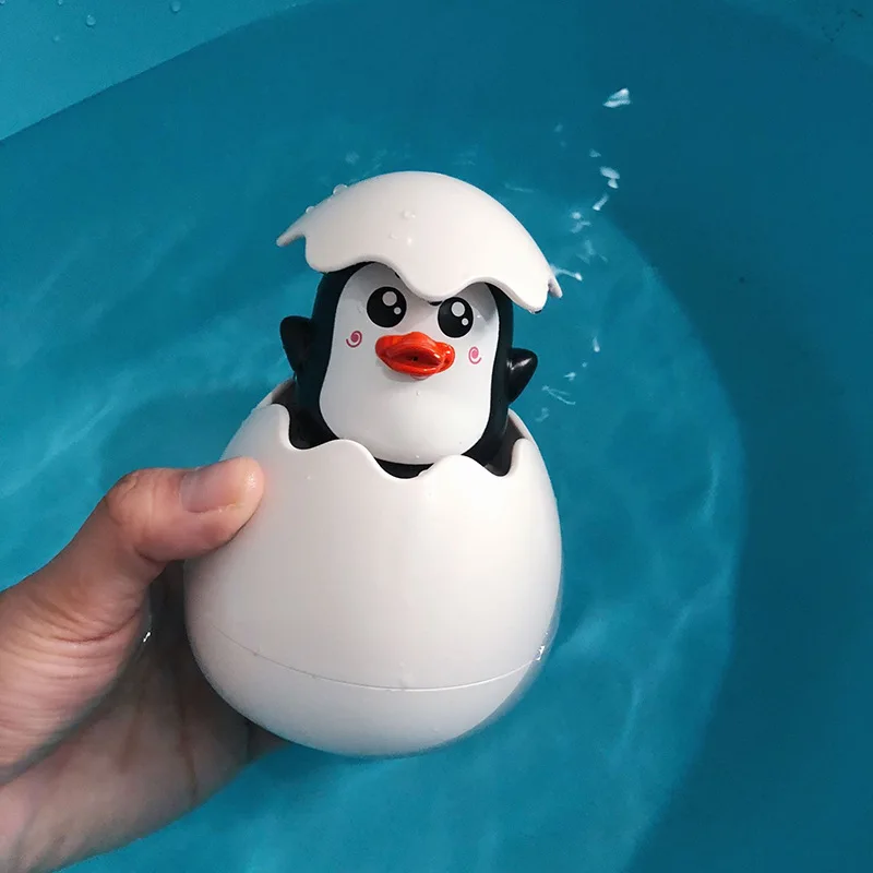 Baby Bathing Toy Kids Cute Duck Penguin Egg Water Spray Sprinkler Bathroom Sprinkling Shower Swimming Water Toys For Kids Gift Baby Bathing Toy Kids Cute Duck Penguin Egg Water Spray Sprinkler Bathroom Sprinkling Shower Swimming Water Toys For Kids Gift - Image 3