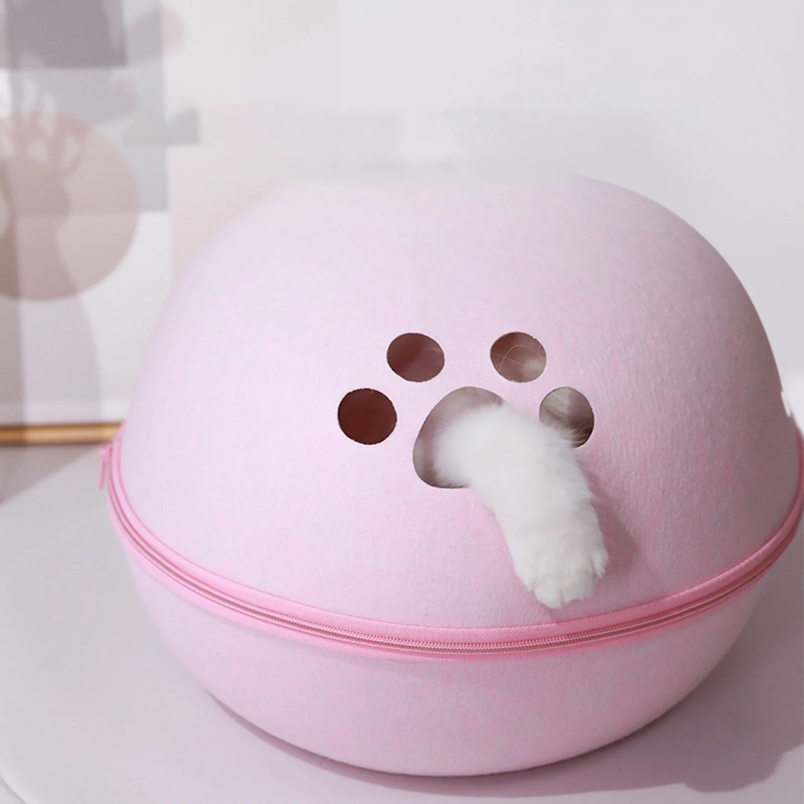Hund Katze Bett Cave Schlafsack Zipper Ei Form Fühlte Tuch Pet Haus Katze Korb Produkte Für Katze Tiere Liefert In Stoc Hund Katze Bett Cave Schlafsack Zipper Ei Form Fühlte Tuch Pet Haus Katze Korb Produkte Für Katze Tiere Liefert In Stoc