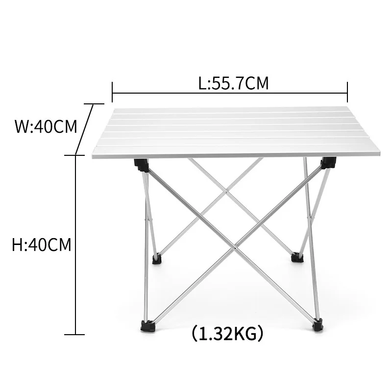 Jsjm Faltbarer Campingtisch Aus Aluminium, Leicht Und Tragbar Jsjm Faltbarer Campingtisch Aus Aluminium, Leicht Und Tragbar - Image 3