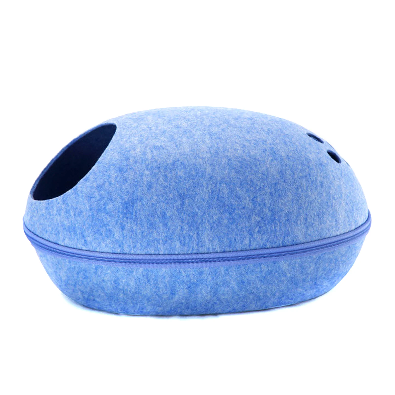 Hund Katze Bett Cave Schlafsack Zipper Ei Form Fühlte Tuch Pet Haus Katze Korb Produkte Für Katze Tiere Liefert In Stoc Hund Katze Bett Cave Schlafsack Zipper Ei Form Fühlte Tuch Pet Haus Katze Korb Produkte Für Katze Tiere Liefert In Stoc - Image 9