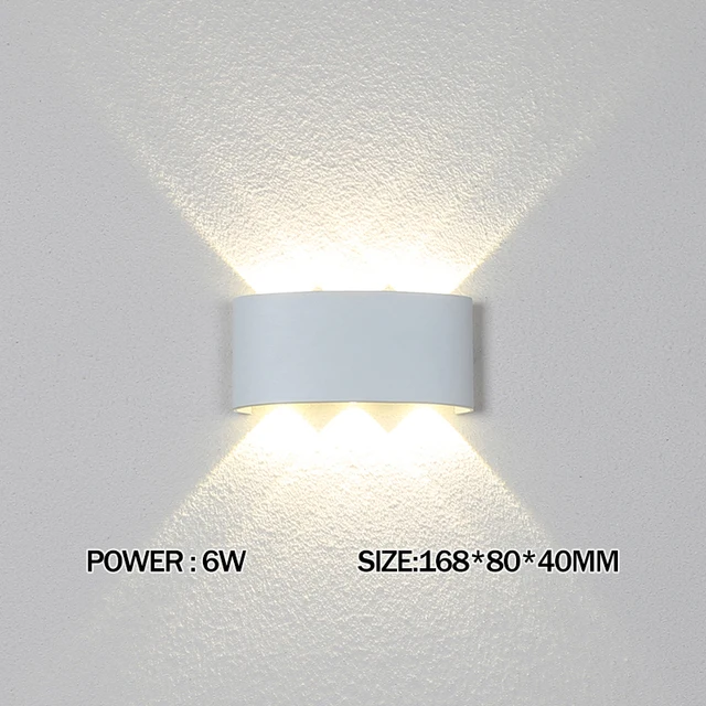 Wand Lampe Led Aluminium Outdoor Indoor Ip65 Up Down Weiß Schwarz Moderne Für Home Treppen Schlafzimmer Nacht Badezimmer Licht Wand Lampe Led Aluminium Outdoor Indoor Ip65 Up Down Weiß Schwarz Moderne Für Home Treppen Schlafzimmer Nacht Badezimmer Licht - Image 14