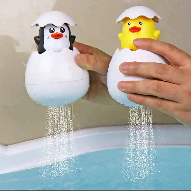 Baby Bathing Toy Kids Cute Duck Penguin Egg Water Spray Sprinkler Bathroom Sprinkling Shower Swimming Water Toys For Kids Gift Baby Bathing Toy Kids Cute Duck Penguin Egg Water Spray Sprinkler Bathroom Sprinkling Shower Swimming Water Toys For Kids Gift