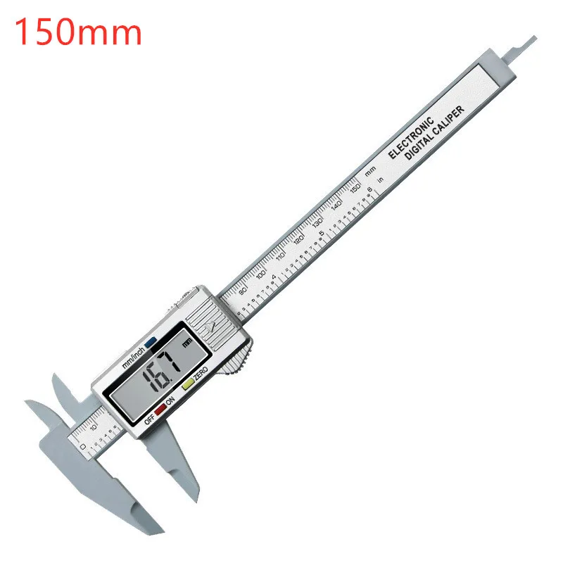 150Mm 100Mm Elektronischer Digitaler Messschieber Kohlefaser Zifferblatt Messschieber Mikrometer Messwerkzeug Digitales Lineal 150Mm 100Mm Elektronischer Digitaler Messschieber Kohlefaser Zifferblatt Messschieber Mikrometer Messwerkzeug Digitales Lineal - Image 8
