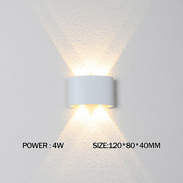 Wand Lampe Led Aluminium Outdoor Indoor Ip65 Up Down Weiß Schwarz Moderne Für Home Treppen Schlafzimmer Nacht Badezimmer Licht Wand Lampe Led Aluminium Outdoor Indoor Ip65 Up Down Weiß Schwarz Moderne Für Home Treppen Schlafzimmer Nacht Badezimmer Licht - Image 16