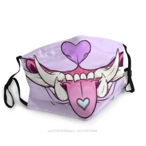 Vaporwave Ästhetische Visuelle Kunst Stil Internet Meme Retro Tuch Maske Süßen Zahn Oni Berry Einzigartige Mode Mascarilla Für Erwachsene