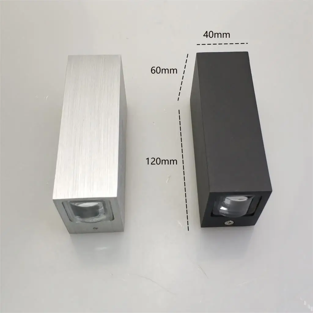 Led Wasserdichte Wand Lampe Indoor &Amp; Outdoor Ip65 Aluminium Up Und Unten Beleuchtung 2X3W Cree Chips Veranda Garten Schlafzimmer Bad Led Wasserdichte Wand Lampe Indoor &Amp; Outdoor Ip65 Aluminium Up Und Unten Beleuchtung 2X3W Cree Chips Veranda Garten Schlafzimmer Bad - Image 3