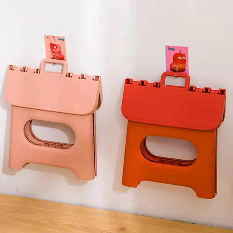 Portable Folding Step Stool-17.5Cm Height Plastic Foldable Stool For Kids,Adults, Kitchen Garden Bathroom Stepping Stool Табурет Portable Folding Step Stool-17.5Cm Height Plastic Foldable Stool For Kids,Adults, Kitchen Garden Bathroom Stepping Stool Табурет - Image 2