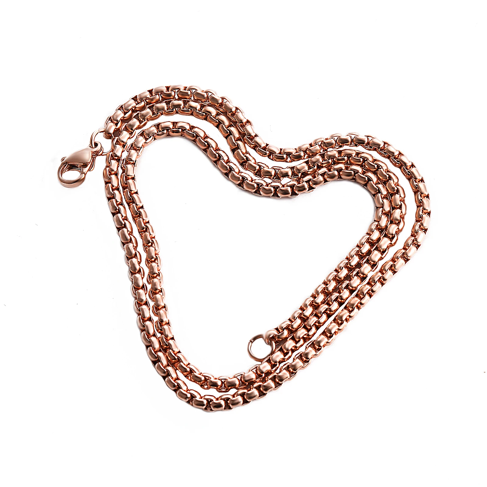 1 Stück Edelstahl Perlenkette Figaro-Kette Halskette Für Anhänger Herren Damen Schmuck Accessoires 1 Stück Edelstahl Perlenkette Figaro-Kette Halskette Für Anhänger Herren Damen Schmuck Accessoires - Image 5