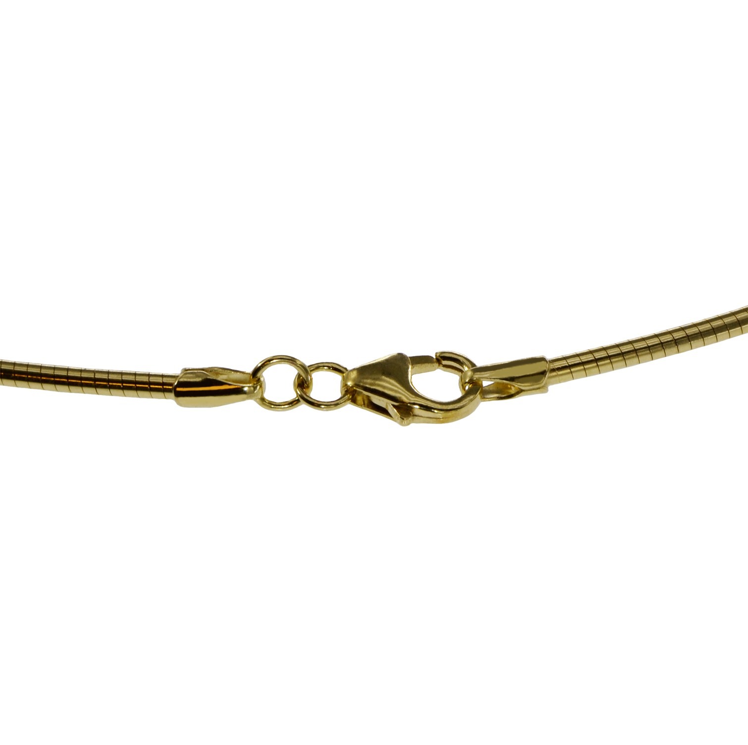 Halsreif Omega 2,5Mm Rund - 42Cm - 585 Gelbgold Halsreif Omega 2,5Mm Rund - 42Cm - 585 Gelbgold - Image 2