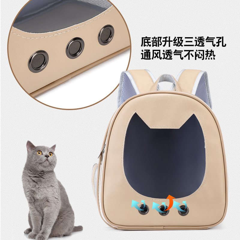 Pet Supplies Cat Carrier Backpack, Space-Style Bag, Light Transparent Pet Carrier, Comfortable And Breathable Cat Backpack, Large Capacity Pet Supplies Cat Carrier Backpack, Space-Style Bag, Light Transparent Pet Carrier, Comfortable And Breathable Cat Backpack, Large Capacity - Image 3