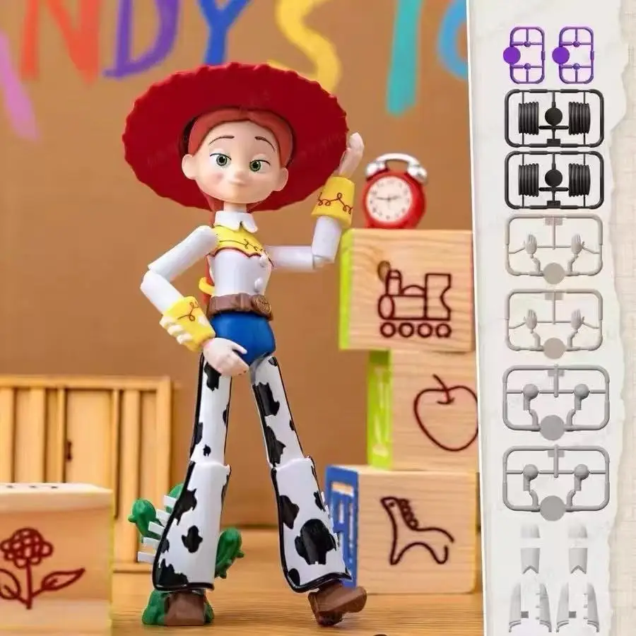 Original Blokees Toy Story Disney Pixar Woody Buzz Lightyear Jessie Rex Bullseye Alien Actionfiguren Zum Zusammenbauen, Modellspielzeug, Geschenk Original Blokees Toy Story Disney Pixar Woody Buzz Lightyear Jessie Rex Bullseye Alien Actionfiguren Zum Zusammenbauen, Modellspielzeug, Geschenk - Image 9