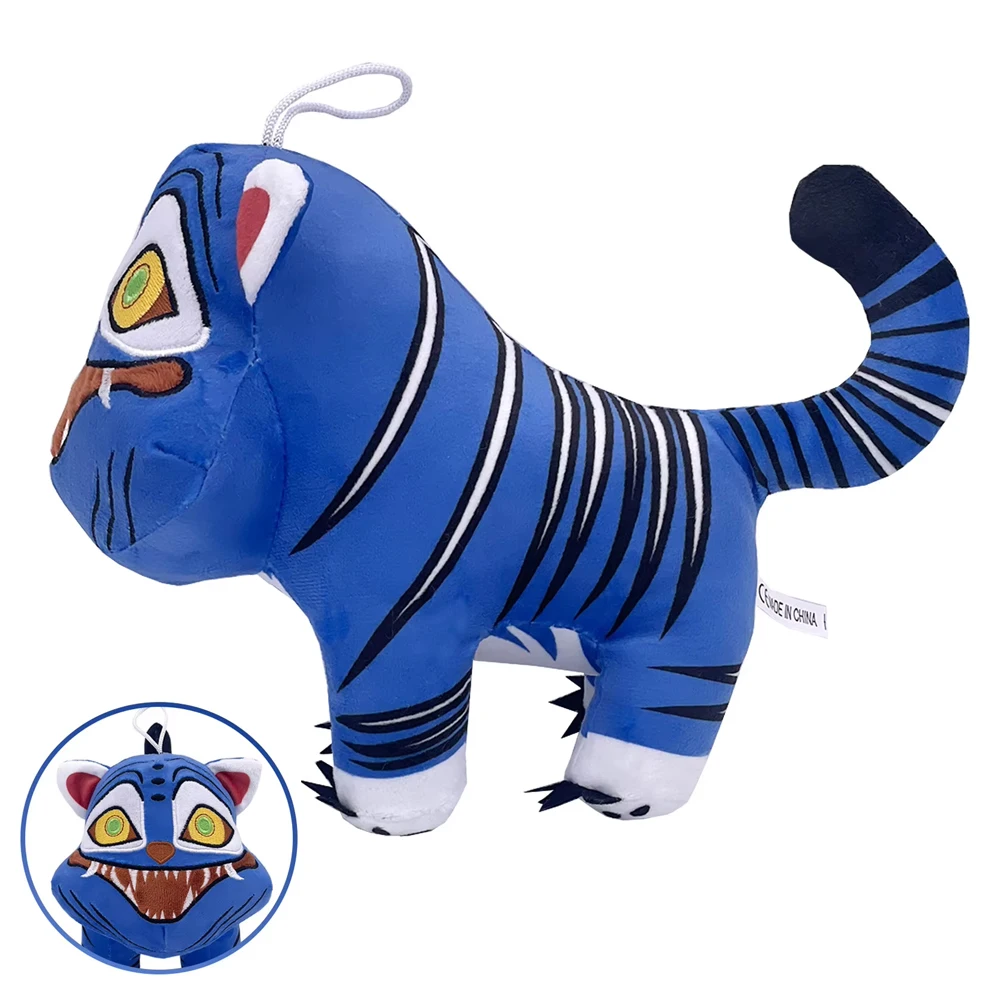 Neues Heißes Anime-Hunters-Plüschtier: Süßer Lila Tiger Mit Schwarzem Hut Und 3 Augen – Monster-Jagd-Mädchen-Gruppen-Stofftier Für Fans Als Geschenk Neues Heißes Anime-Hunters-Plüschtier: Süßer Lila Tiger Mit Schwarzem Hut Und 3 Augen – Monster-Jagd-Mädchen-Gruppen-Stofftier Für Fans Als Geschenk - Image 8