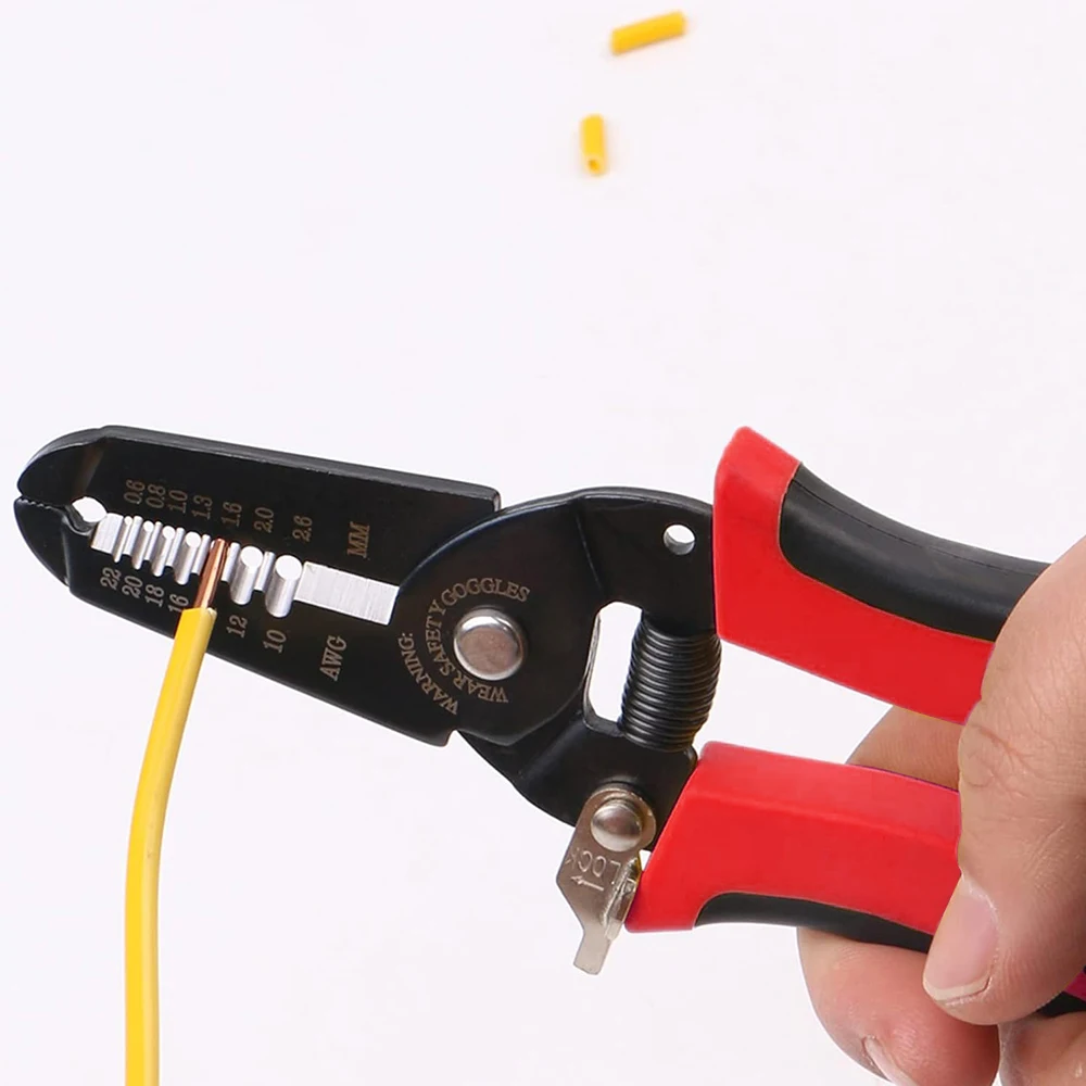 Drahtschneider Abisolierzange Mit Crimpfunktion – Kabelabisolierwerkzeug Für Elektro- Und Verkabelungsarbeiten Drahtschneider Abisolierzange Mit Crimpfunktion – Kabelabisolierwerkzeug Für Elektro- Und Verkabelungsarbeiten - Image 3