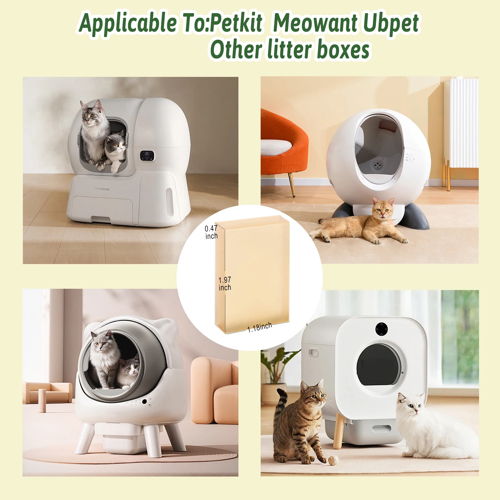 Katzenstreu Desodorierung Ersatz Für Selbstreinigende Katzentoiletten Katzenstreu Desodorierung Ersatz Für Selbstreinigende Katzentoiletten - Image 4
