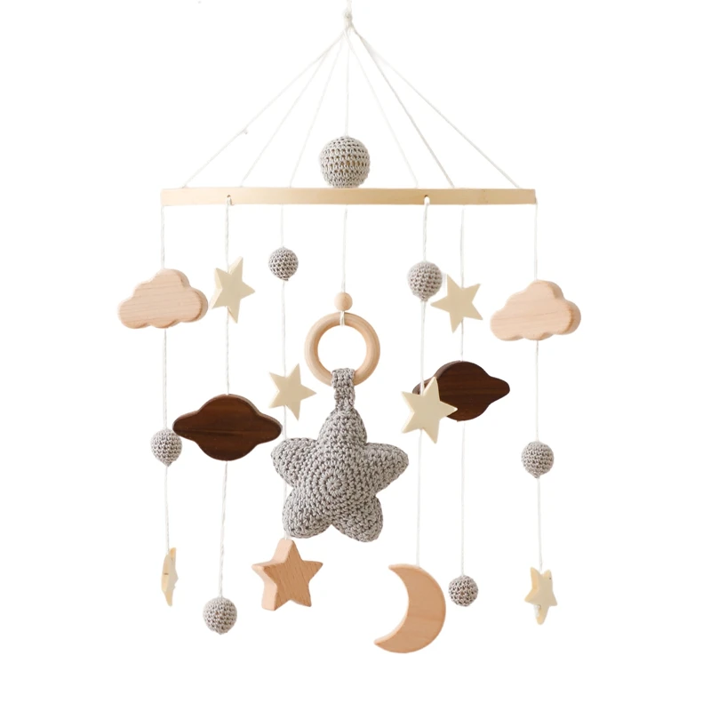 Babymobile Mit Holzrasseln, Weichen Filz-Tierfiguren, Musikbox Und Hängespielzeug Für Neugeborene – Babygeschenke Babymobile Mit Holzrasseln, Weichen Filz-Tierfiguren, Musikbox Und Hängespielzeug Für Neugeborene – Babygeschenke - Image 40