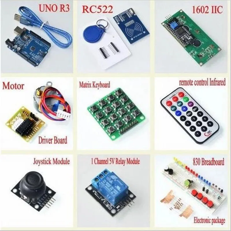 Arduino Uno R3 Starterkit Mit 40 Projekten – Komplettset Zum Lernen Von Programmierung Und Elektronik Mit Online-Tutorial Arduino Uno R3 Starterkit Mit 40 Projekten – Komplettset Zum Lernen Von Programmierung Und Elektronik Mit Online-Tutorial - Image 4