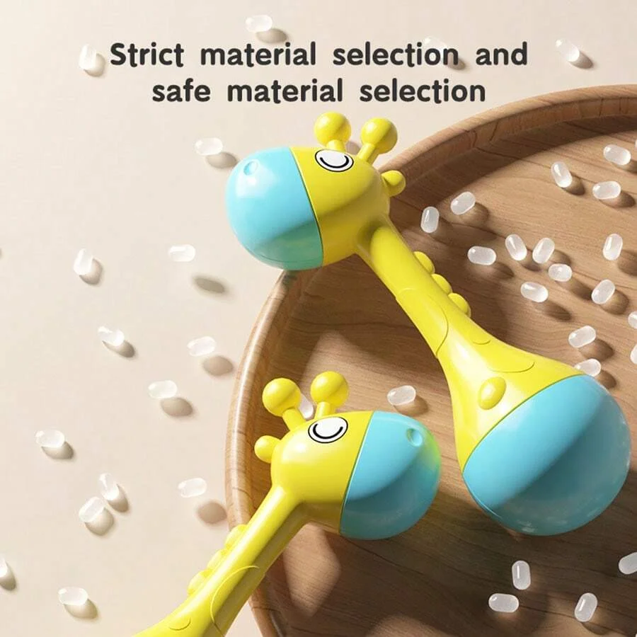 Baby'S First Hand Rattle , Baby Educational Toys, Gift For Baby Hand Rattle Plastic, Early Childhood Toys, Soft Sound Baby'S First Hand Rattle , Baby Educational Toys, Gift For Baby Hand Rattle Plastic, Early Childhood Toys, Soft Sound - Image 3